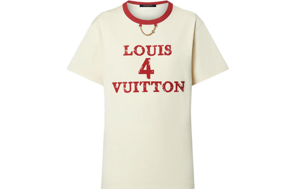 (Women) Louis Vuitton SS23 Beige Alphanumeric Print Short Sleeve T-Shirt . 1ABCVC 圖 2