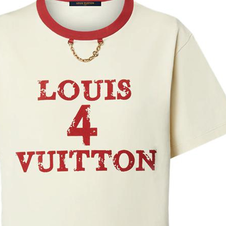 (Women) Louis Vuitton SS23 Beige Alphanumeric Print Short Sleeve T-Shirt . 1ABCVC 圖 9
