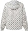 Lookbook (Women) LOUIS VUITTON SS23 Logo All-Over Print White Hoodie Jacket 1ABYIO