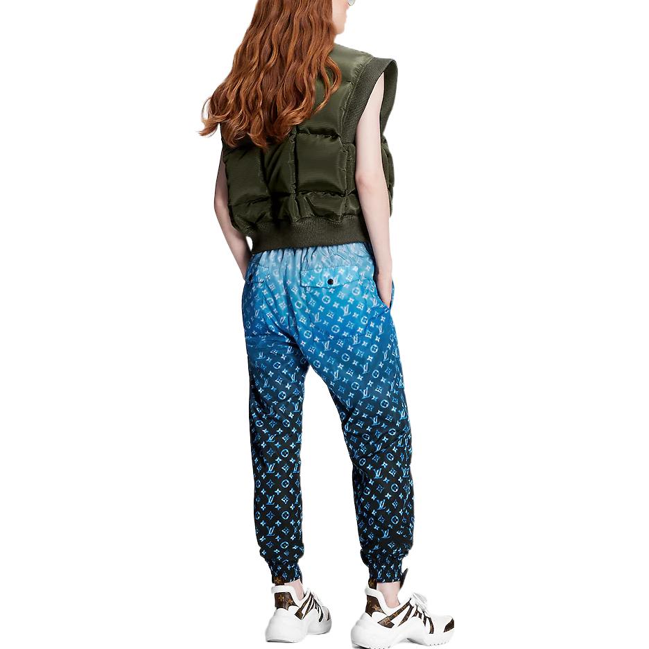Shop (W) Pantalones Jogger Tejidos Monograma Azul LOUIS VUITTON SS23. 1AB03B