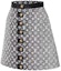 Shop (W) 루이비통 SS23 모노그램 숏 캐주얼 스커트 여성 그레이 블랙. 1AAUP3