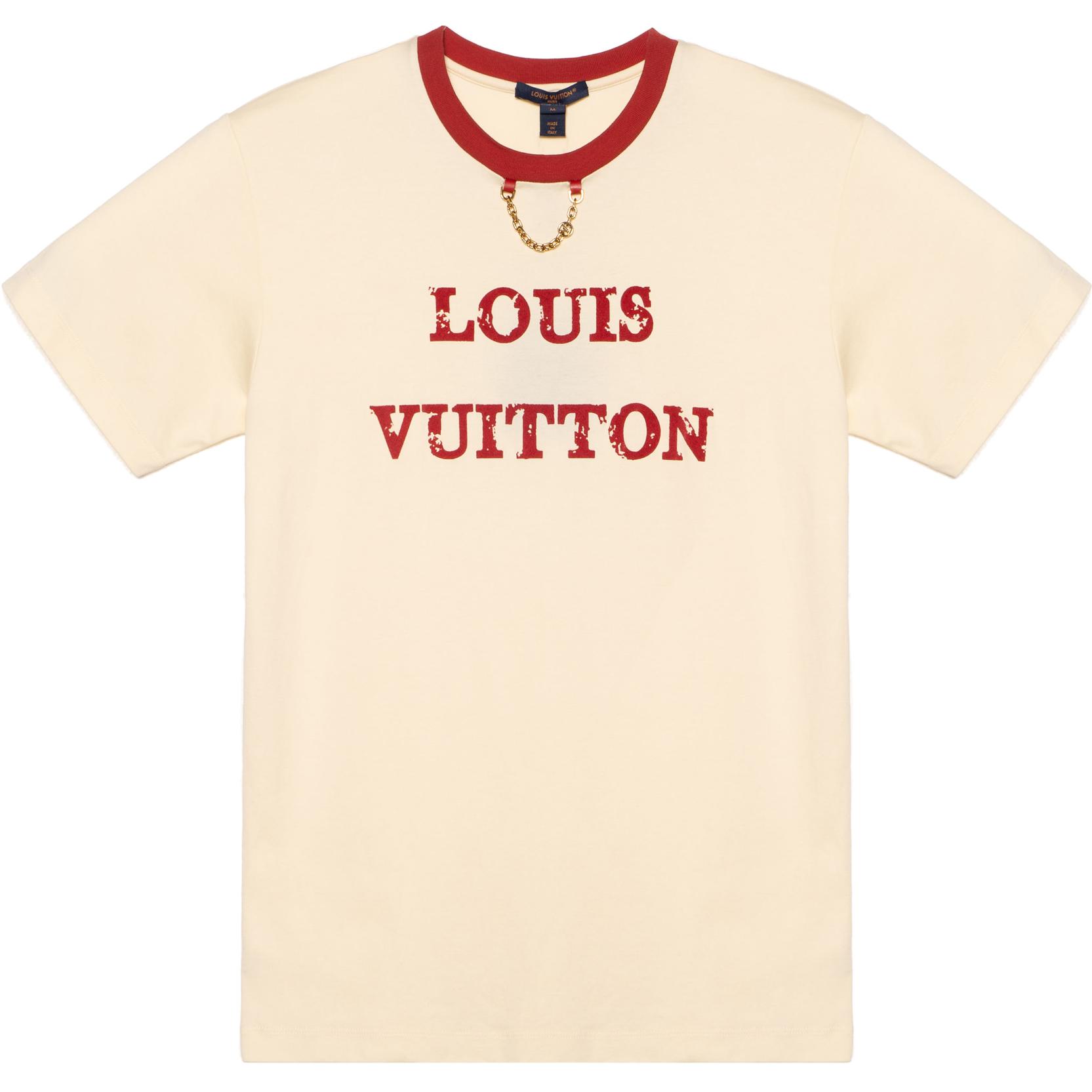 (Women) LOUIS VUITTON SS23 Nautical Logo Print Short Sleeve T-Shirt  Beige 1ABGC0 圖 2