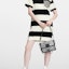 Details for (W) Louis Vuitton Vestido de Punto a Rayas Anchas SS23 Manga Corta Negro Blanco 1AAUOX
