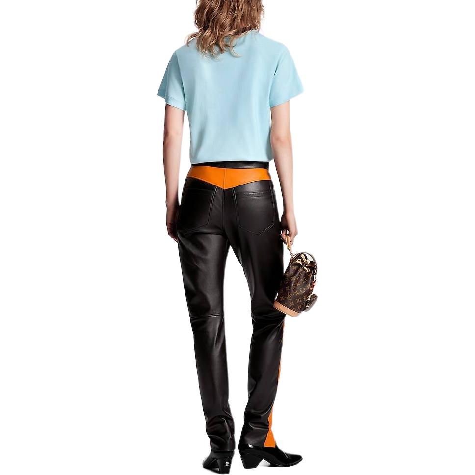 (Women) LOUIS VUITTON SS24  Blue Duck Pattern Crewneck T-Shirt. 1AFTR8 圖 4