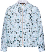 (Women) LOUIS VUITTON SS24 Blue Logo Print Hoodie Jacket 1AFUFN (Women) LOUIS VUITTON SS24 Blue Logo Print Hoodie Jacket 1AFUFN