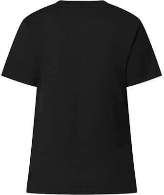 (W) ルイヴィトン SS24 ロゴプリント ブラック クルーネック半袖Tシャツ 1AFYOP Lookbook (W) ルイヴィトン SS24 ロゴプリント ブラック クルーネック半袖Tシャツ 1AFYOP