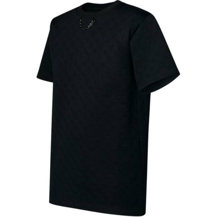 (Women) LOUIS VUITTON SS24  Plain Black Crewneck Short-Sleeve T-Shirt 1AFTN5 圖 3