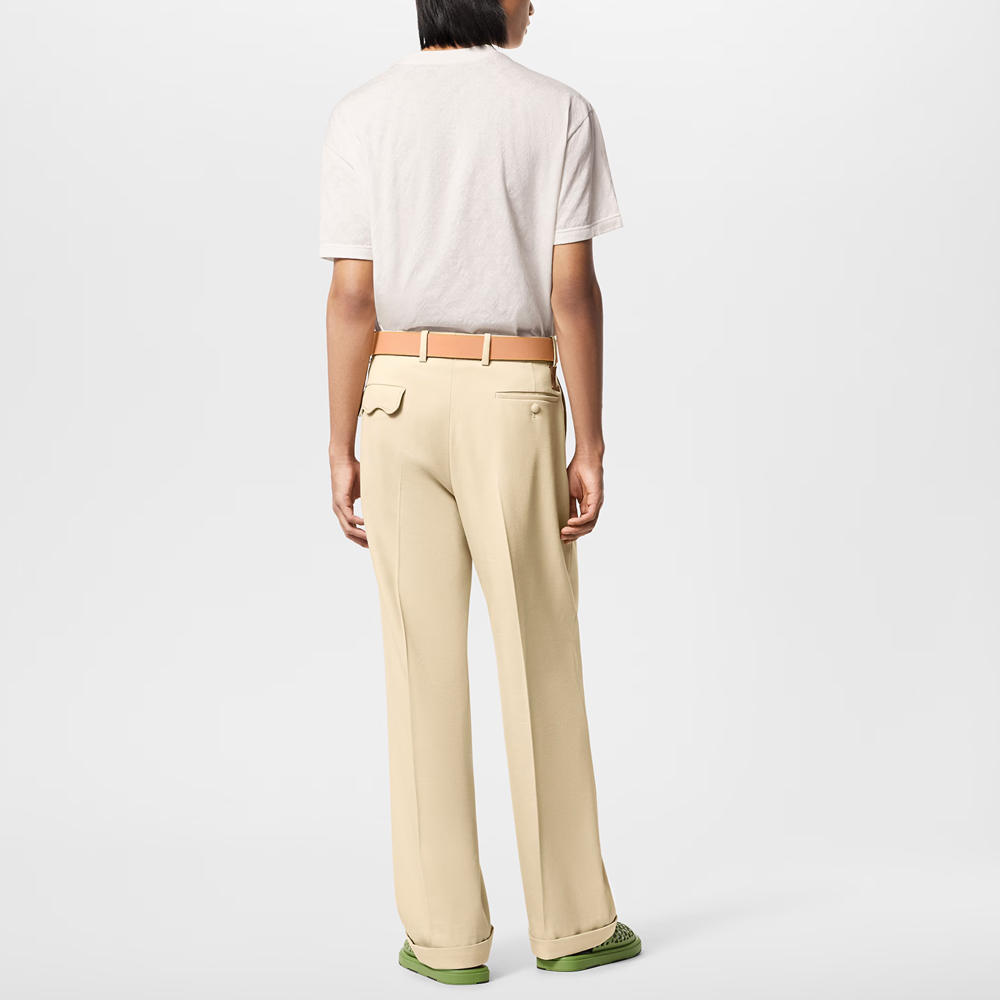 (Women) LOUIS VUITTON SS24  White Crewneck Short-Sleeve Pullover T-Shirt. 1AFQ51 圖 4