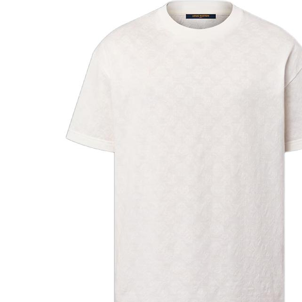 (Women) LOUIS VUITTON SS24  White Crewneck Short-Sleeve Pullover T-Shirt. 1AFQ51 圖 7