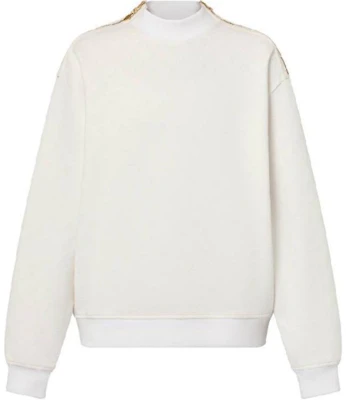 (Women) LOUIS VUITTON SS24 White Solid Color Pullover Knit Long Sleeve Sweater 1AFTNX Buy (Women) LOUIS VUITTON SS24 White Solid Color Pullover Knit Long Sleeve Sweater 1AFTNX