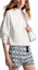 Purchase (Women) LOUIS VUITTON SS24 White Solid Color Pullover Knit Long Sleeve Sweater 1AFTNX