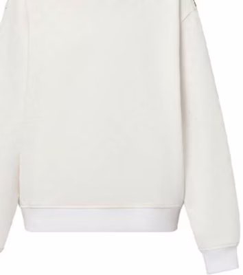 (Women) LOUIS VUITTON SS24 White Solid Color Pullover Knit Long Sleeve Sweater 1AFTNX Sizing (Women) LOUIS VUITTON SS24 White Solid Color Pullover Knit Long Sleeve Sweater 1AFTNX