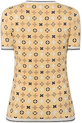 (W) LOUIS VUITTON SS24 Kuning Logo Cetakan Crewneck Baju Knit Lengan Pendek. 1AFZNU Lookbook (W) LOUIS VUITTON SS24 Kuning Logo Cetakan Crewneck Baju Knit Lengan Pendek. 1AFZNU