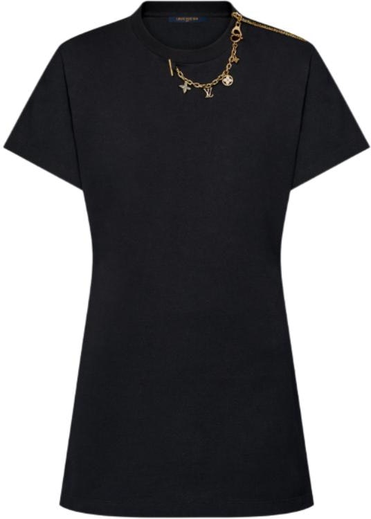 women-louis-vuitton-ss-24-black-logo-chain-detail-short-sleeve-t-shirt-dress-women-1-afzn-3
