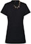 Order (Women) LOUIS VUITTON SS24 Black Logo Chain Detail Short-Sleeve T-Shirt Dress Women. 1AFZN3