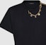 Purchase (Women) LOUIS VUITTON SS24 Black Logo Chain Detail Short-Sleeve T-Shirt Dress Women. 1AFZN3