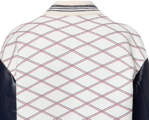 (W) Chaqueta Louis Vuitton SS24 Colorblock Logo Jacquard Manga Larga Multicolor 1AFDK2 1