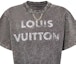 Details for (W) LOUIS VUITTON SS24 Gaun Wanita Abu-Abu Motif Logo Pudar Lengan Pendek. 1AFLQQ