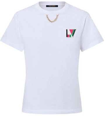 (W) LOUIS VUITTON SS24 Kaos Crewneck Logo Bordir Putih 1AFOXV Buy (W) LOUIS VUITTON SS24 Kaos Crewneck Logo Bordir Putih 1AFOXV
