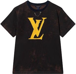 (W) 루이비통 SS24 로고 프린트 반팔 티셔츠 블랙 1AFDV7 Buy (W) 루이비통 SS24 로고 프린트 반팔 티셔츠 블랙 1AFDV7