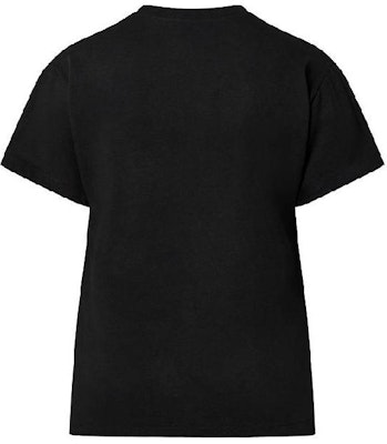 (W) LOUIS VUITTON SS24 Logo Cetak Baju Leher Bulat Lengan Pendek Hitam 1AFDV7 Lookbook (W) LOUIS VUITTON SS24 Logo Cetak Baju Leher Bulat Lengan Pendek Hitam 1AFDV7