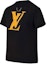 Shop (W) LOUIS VUITTON SS24 Kaos Logo Print Lengan Pendek Crewneck Warna Hitam 1AFDV7