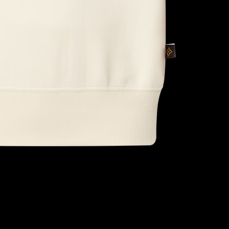 (Women) LOUIS VUITTON SS24 Solid Logo Knit Crewneck Short Sleeve Tee  Pale Yellow 1AFEFE 圖 5