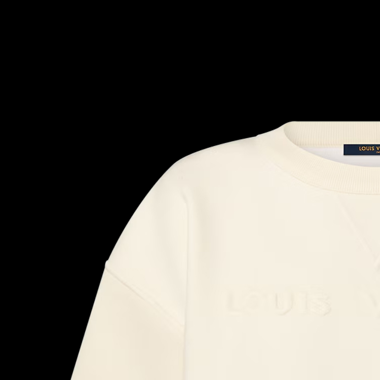 (Women) LOUIS VUITTON SS24 Solid Logo Knit Crewneck Short Sleeve Tee  Pale Yellow 1AFEFE 圖 6