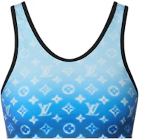 Order (W) LOUIS VUITTON SS24 Bikini Top Monogram Biru Baju Renang 1AAX7M