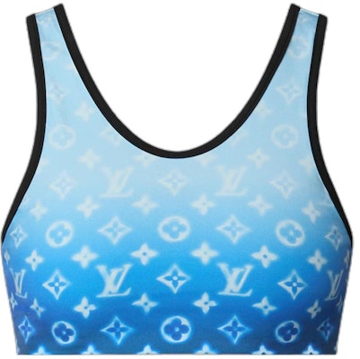 (Women) LOUIS VUITTON SS24 Sprayed Monogram Bikini Top Blue Swimwear 1AAX7M Order (Women) LOUIS VUITTON SS24 Sprayed Monogram Bikini Top Blue Swimwear 1AAX7M