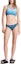 Lookbook (Women) LOUIS VUITTON SS24 Sprayed Monogram Bikini Top Blue Swimwear 1AAX7M