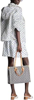 Purchase (Women) LOUIS VUITTON SS25 Nautical Jacquard Print Zip Hoodie Parka White. 1AHGMH