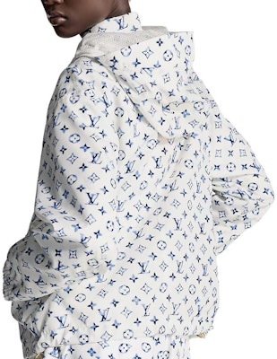 (W) 路易威登 SS25 海洋風提花印花拉鍊連帽外套 白色 1AHGMH Details for (W) 路易威登 SS25 海洋風提花印花拉鍊連帽外套 白色 1AHGMH
