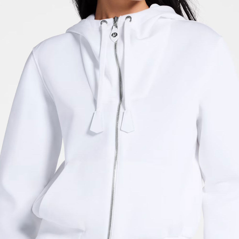 Sizing (Women) LOUIS VUITTON SS25  Ribbed Hem Hoodie. 1AIAS0
