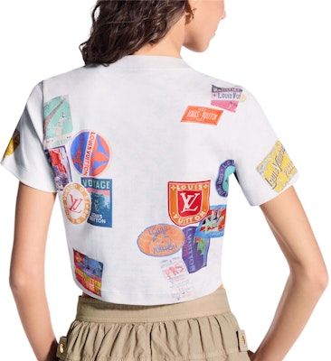 (W) 路易威登 SS25 白色链条饰边花卉镂空上衣 1AHITK Shop (W) 路易威登 SS25 白色链条饰边花卉镂空上衣 1AHITK