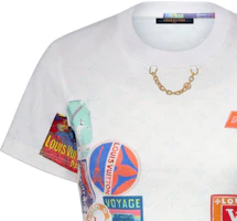 Sizing (W) LOUIS VUITTON SS25 白色鏈條花卉鏤空上衣. 1AHITK