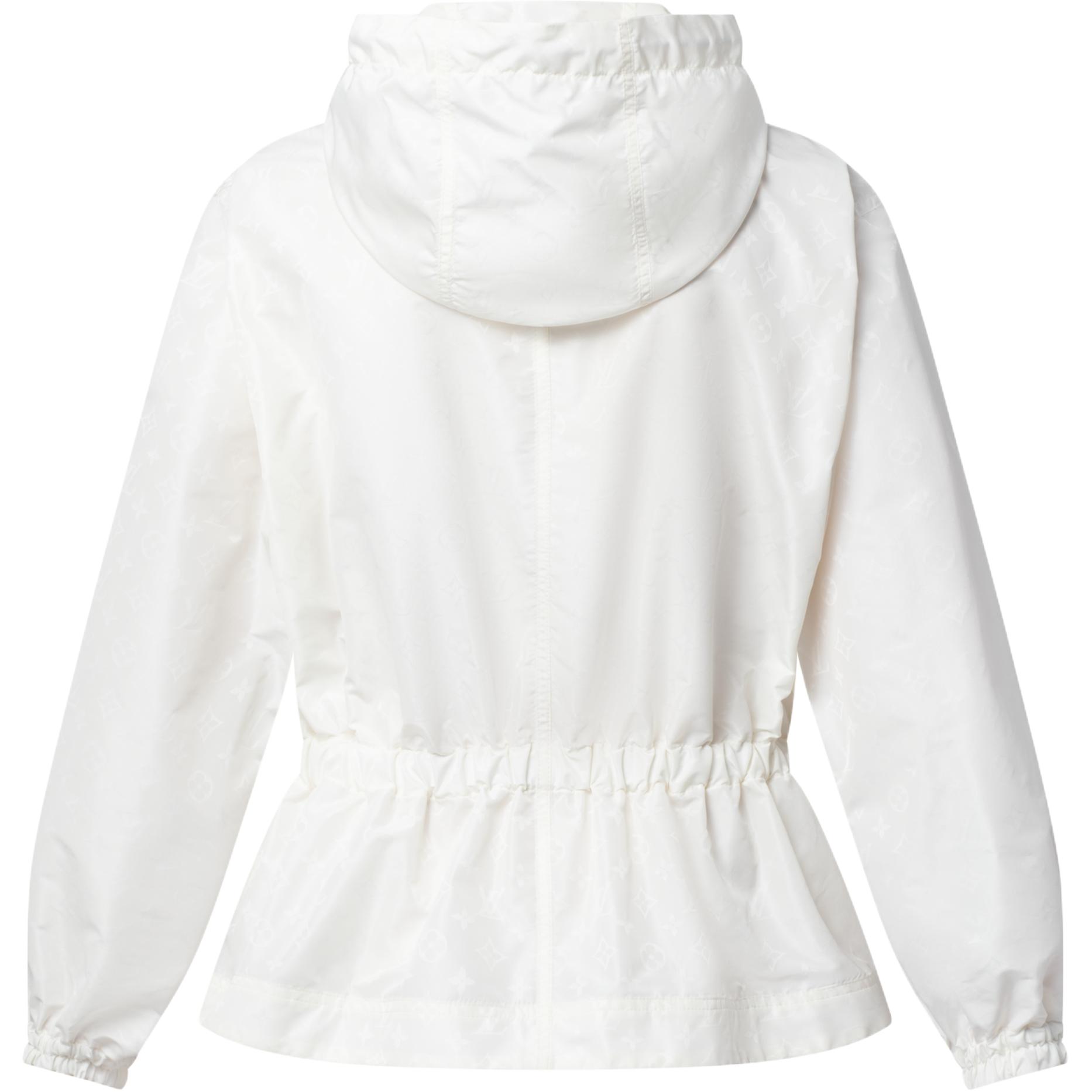 (Women) LOUIS VUITTON SS25  White Nylon Hooded Parka Jacket. 1AHX68 圖 3