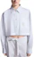 Lookbook (Women) LOUIS VUITTON SS25 White Short British Embroidery Pearl Button Shirt 1AHHUS