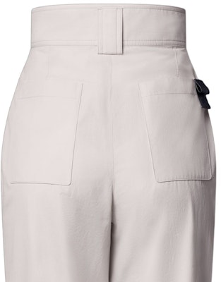 (W) LOUIS VUITTON SS25 Pantalones Casuales Beige Anchos con Dobladillo 1AIBEC Purchase (W) LOUIS VUITTON SS25 Pantalones Casuales Beige Anchos con Dobladillo 1AIBEC