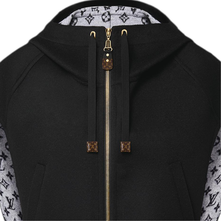 (Women) Louis Vuitton SS25 Black & White Reversible Zipped Jacket 1AG812 圖 8