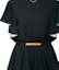 Details for (W) LOUIS VUITTON SS25 黑色荷葉邊領結短袖洋裝 1AGOR6