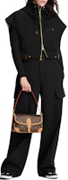 Shop (W) LOUIS VUITTON SS25 黑白雙面拉鍊夾克外套 1AG811