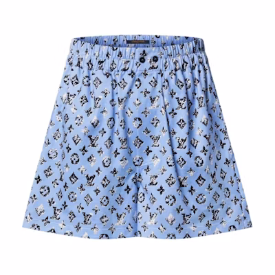 (Women) Louis Vuitton SS25 Boxy Relaxed Fit Casual Shorts 1AIALS