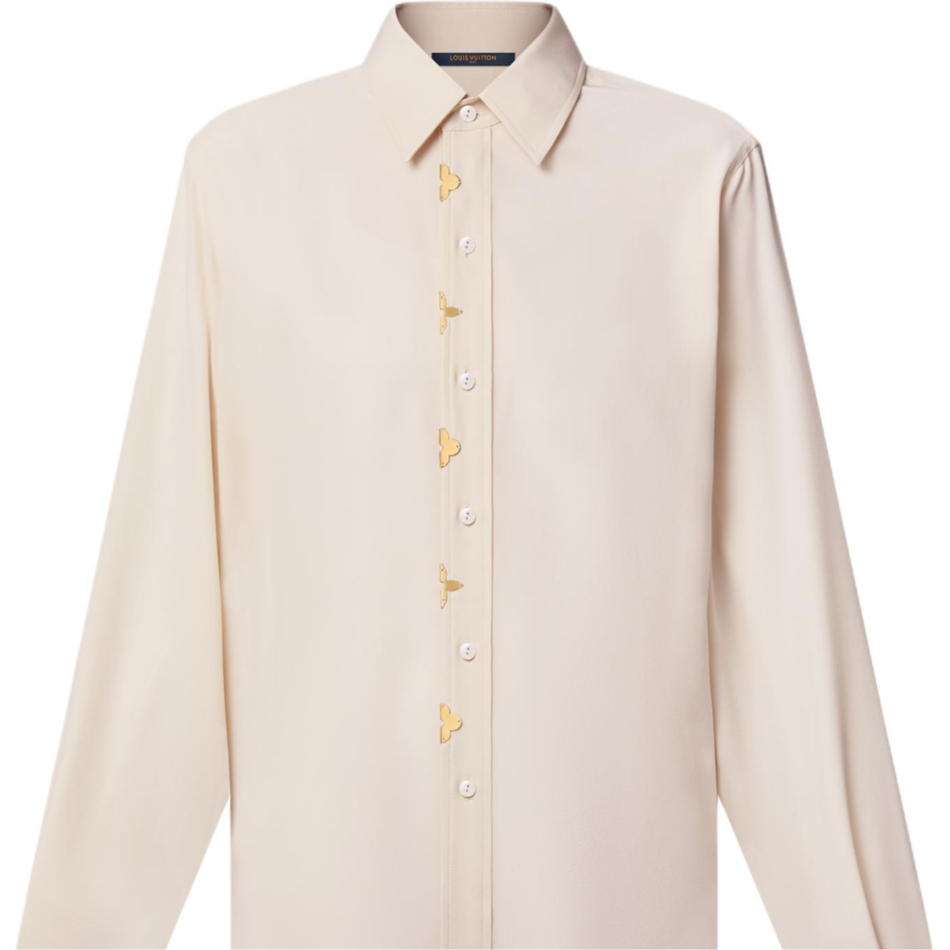 (Women) LOUIS VUITTON SS25 Collared Long Sleeve Shirt Women 1AIADA 圖 5