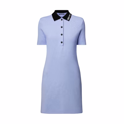 (Women) LOUIS VUITTON SS25 Contrast Button Polo Knit Short Sleeve Dress Women 1AIAM5