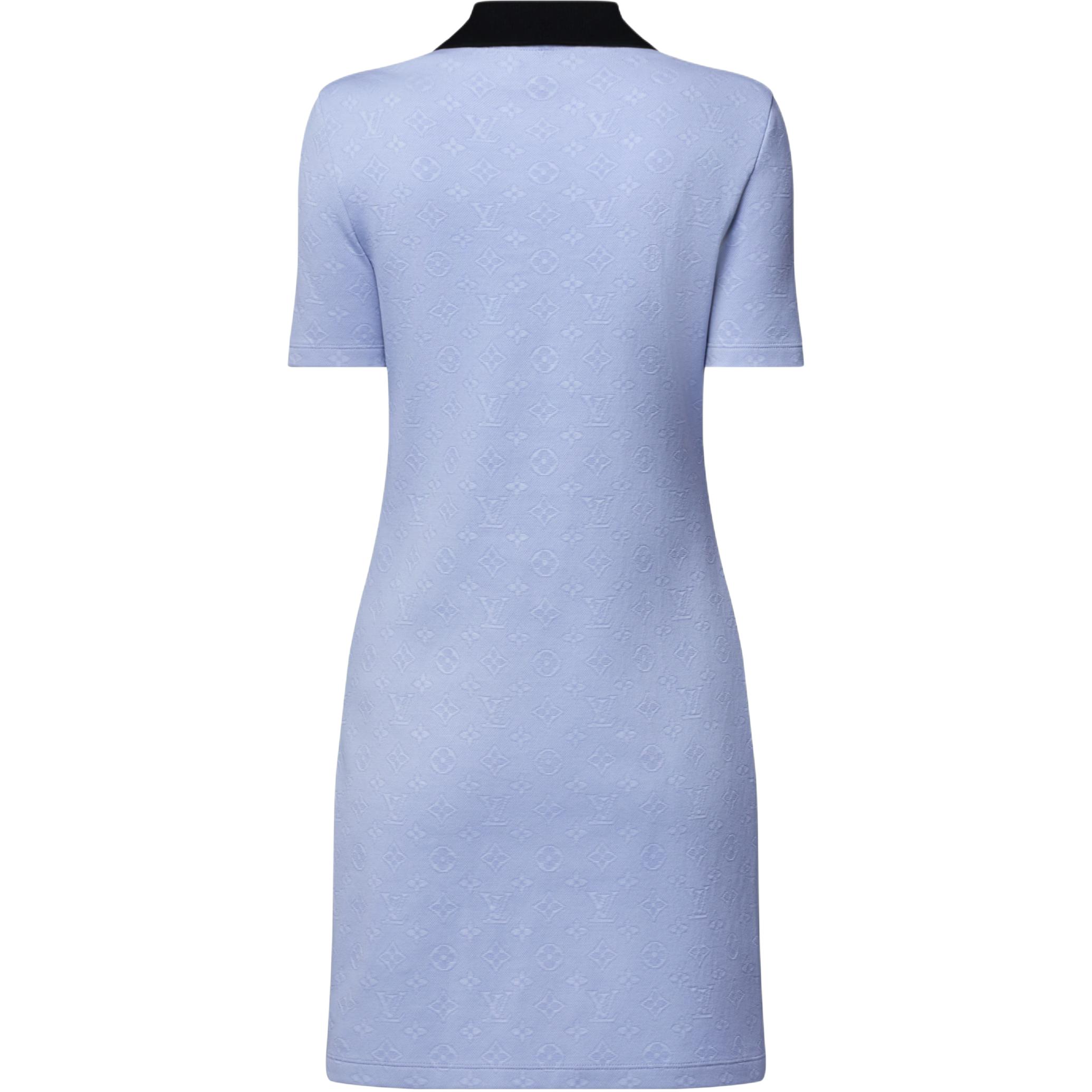Lookbook (Women) LOUIS VUITTON SS25 Contrast Button Short Sleeve Polo Dress Women 1AIAM9