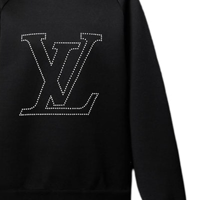 (Women) Louis Vuitton SS25 Cruise Black Printed Long-Sleeve Sweatshirt 1AGRGB Details for (Women) Louis Vuitton SS25 Cruise Black Printed Long-Sleeve Sweatshirt 1AGRGB