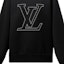 Sizing (Women) Louis Vuitton SS25 Cruise Black Printed Long-Sleeve Sweatshirt 1AGRGB