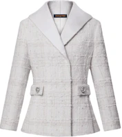 (Women) Louis Vuitton SS25 Cruise White Belted Trench Wool Jacket. 1AGOL2 (Women) Louis Vuitton SS25 Cruise White Belted Trench Wool Jacket. 1AGOL2