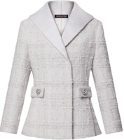 (Women) LOUIS VUITTON SS25 Cruise White Belted Trench Wool Jacket 1AGOL4 (Women) LOUIS VUITTON SS25 Cruise White Belted Trench Wool Jacket 1AGOL4